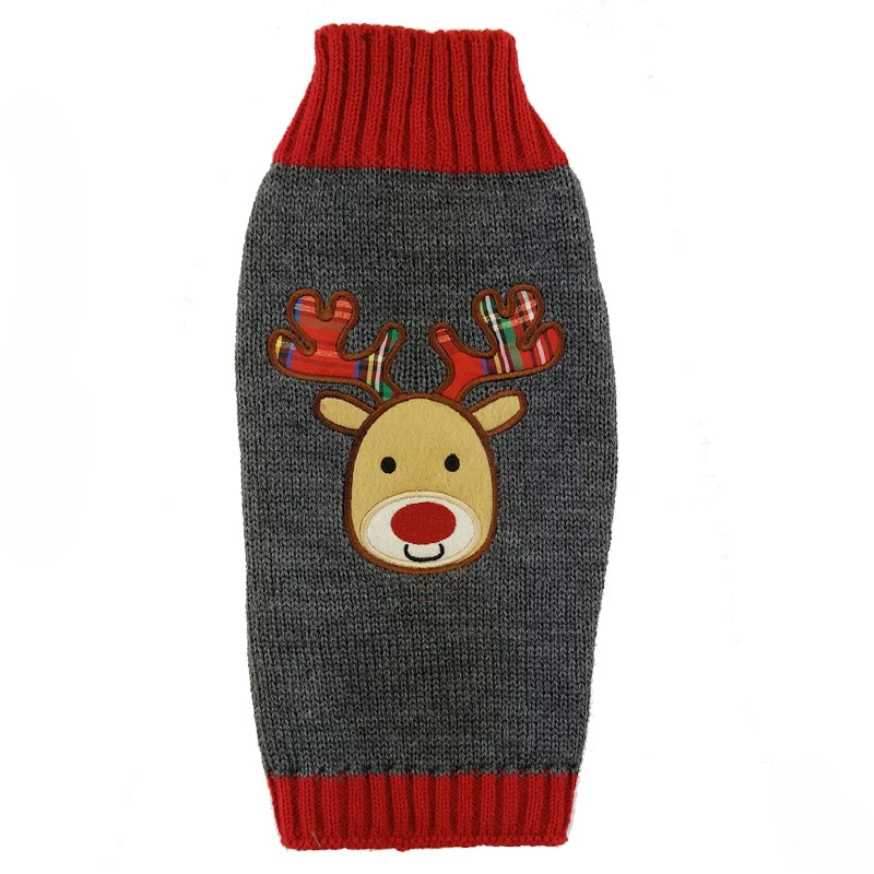 Cartoon-Strickmantel für Hunde – Warmer Winterpullover für kleine bis große Hunde