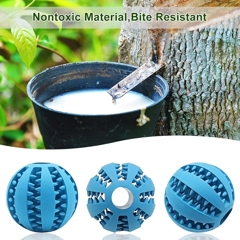 Rubber Treat Dispensing Ball for Dogs