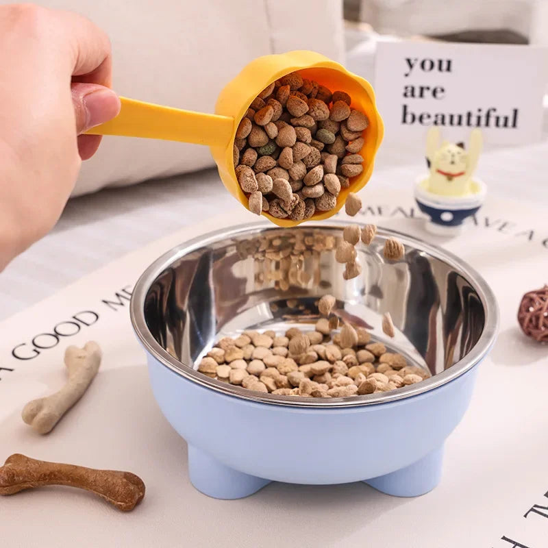 Stainless Steel Pet Bowl 600 ml - Non-Slip Base