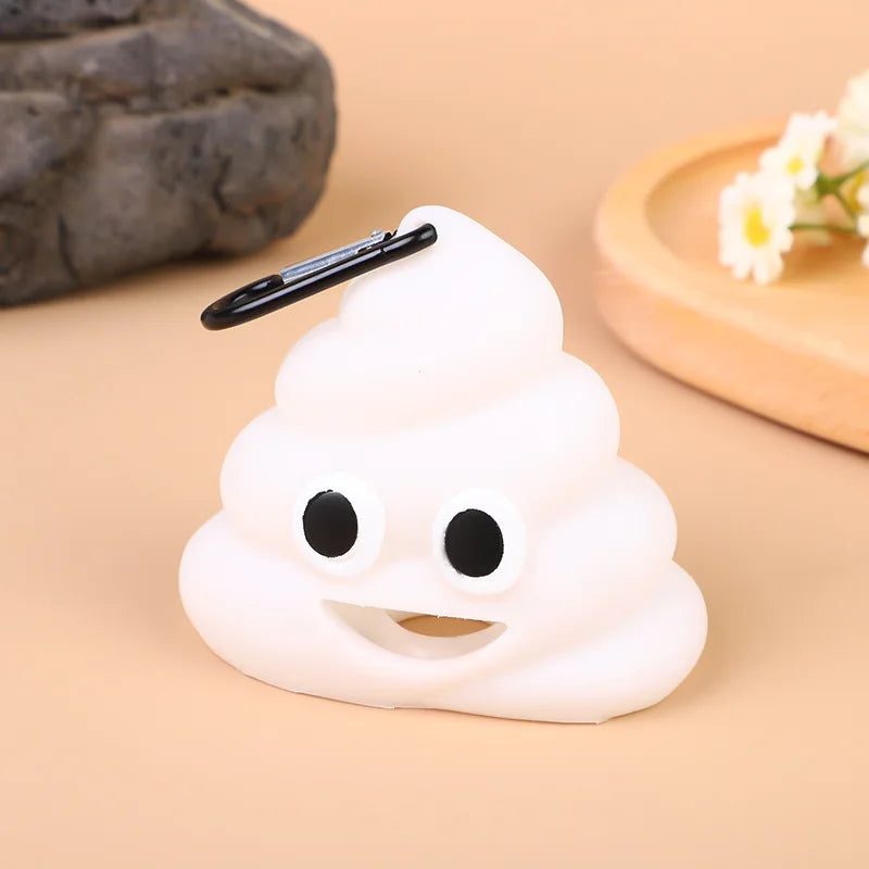 Poop Bag Dispenser with Lead Clip