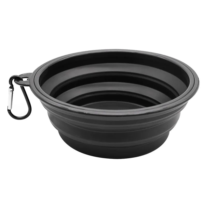Collapsible Travel Bowl with Carabiner - 350 or 650 ml