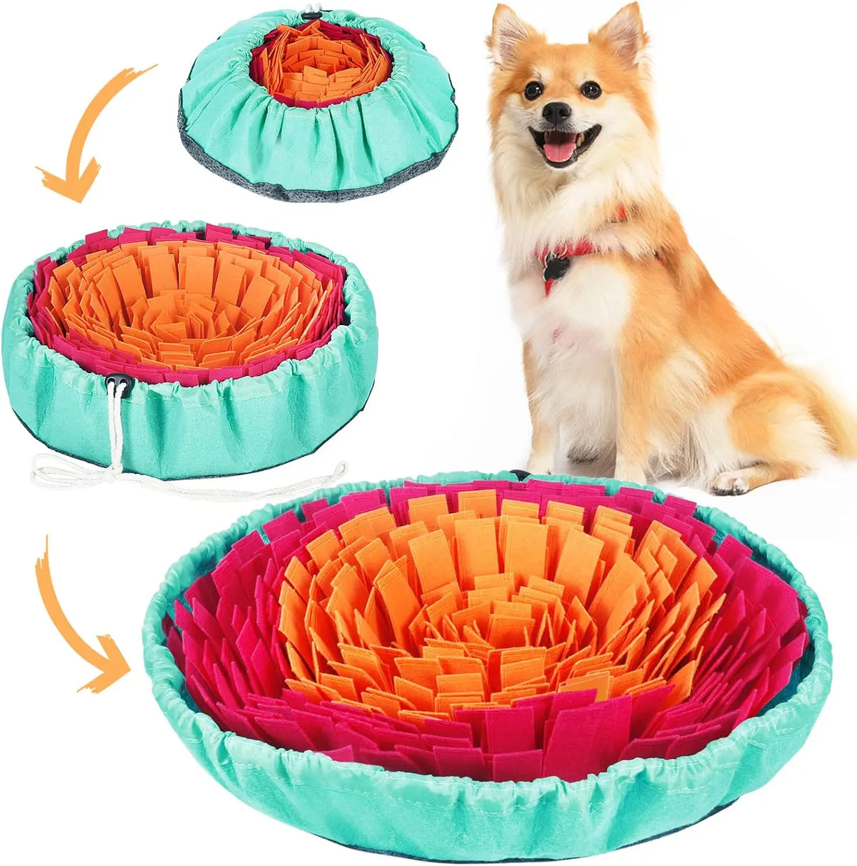 Snuffle Mat for Dogs – Slow-Feeding Nosework Mat