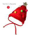 Santa Hat & Bib Set for Pets – Christmas Costume for Dogs & Cats