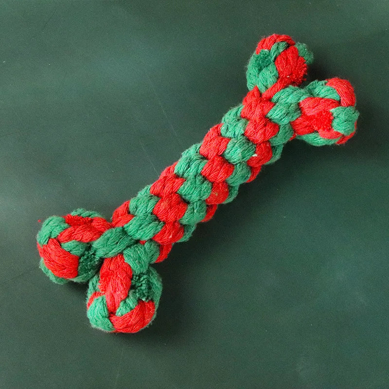 Cotton Rope Chew Toys - Festive Shapes for Dogs
