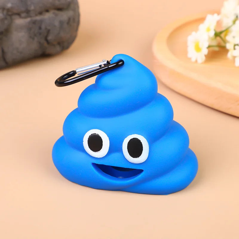 Poop Bag Dispenser with Lead Clip
