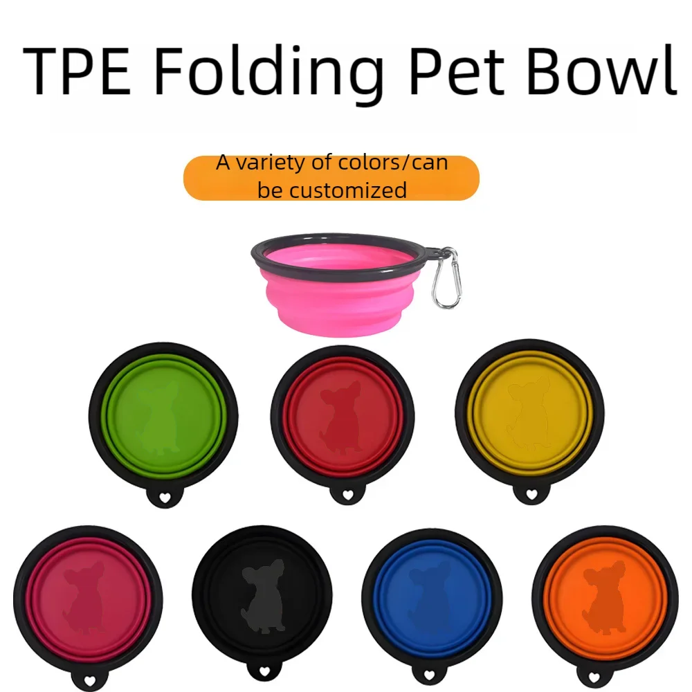 Collapsible Silicone Pet Bowl – Portable Travel Food & Water Bowl