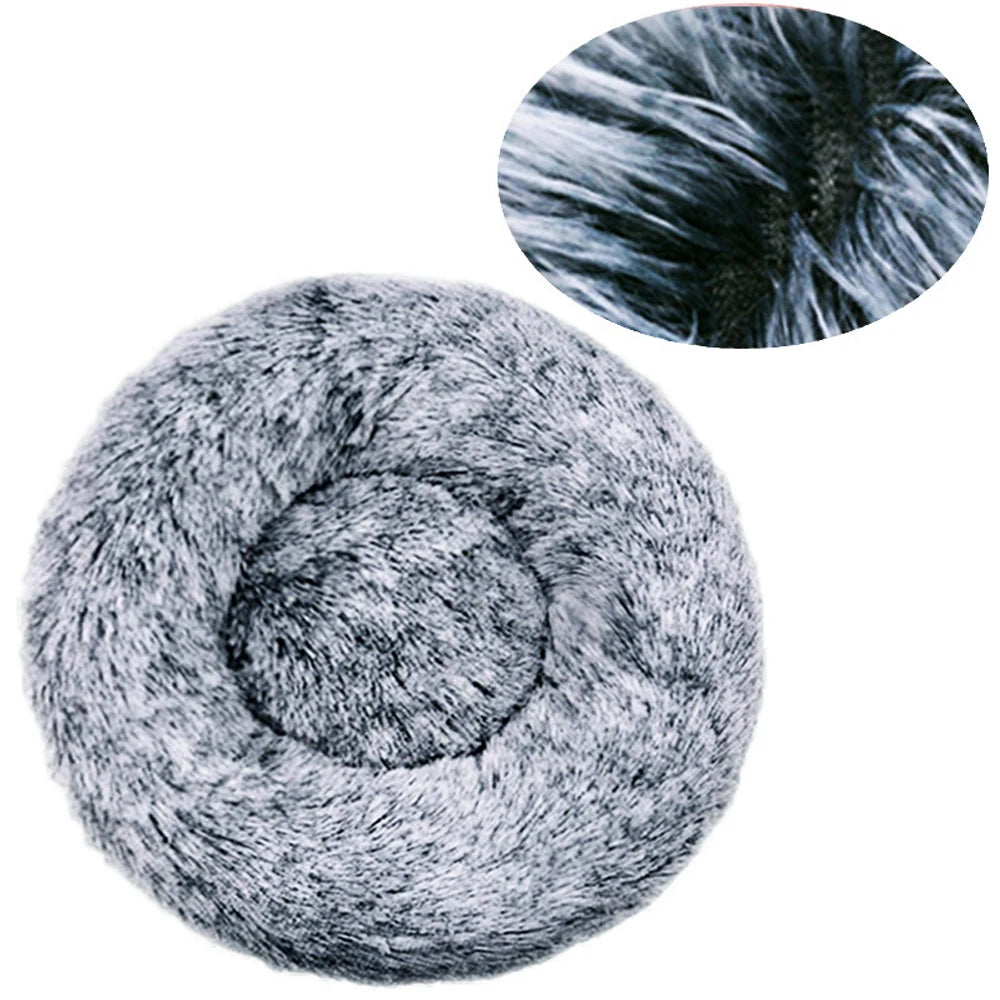 Donut Calming Bed - Plush Round Pet Bed