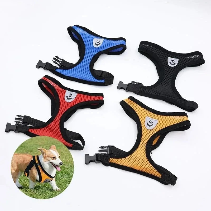 Cat Harness & Lead Set - Padded Mesh Vest