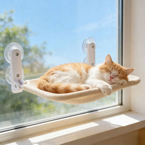 Cat Window Hammock – Suction Cup Window Bed