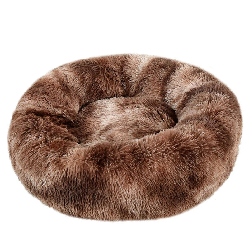 Donut Calming Bed - Plush Round Pet Bed