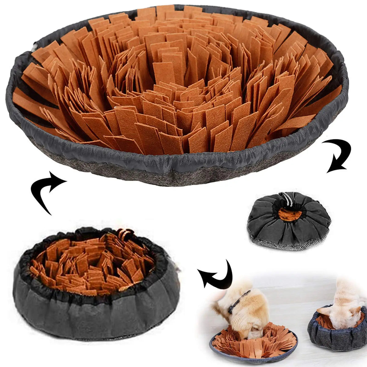 Snuffle Mat for Dogs – Slow-Feeding Nosework Mat
