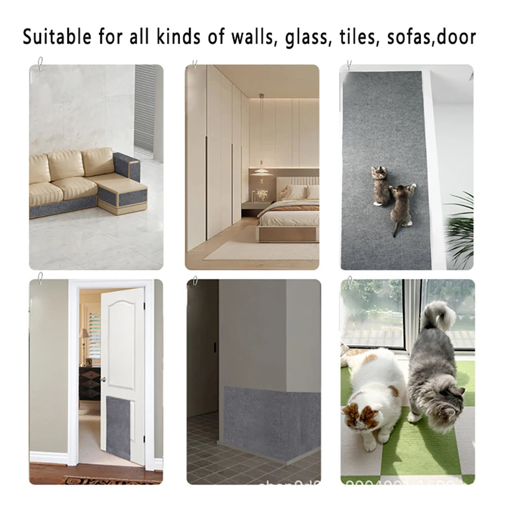Self-Adhesive Cat Scratching Mat - Trim to Fit