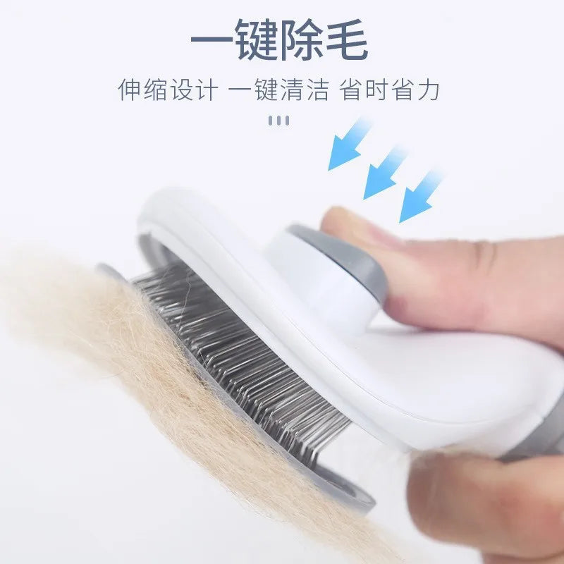 Self-Cleaning Slicker Brush for Dogs & Cats