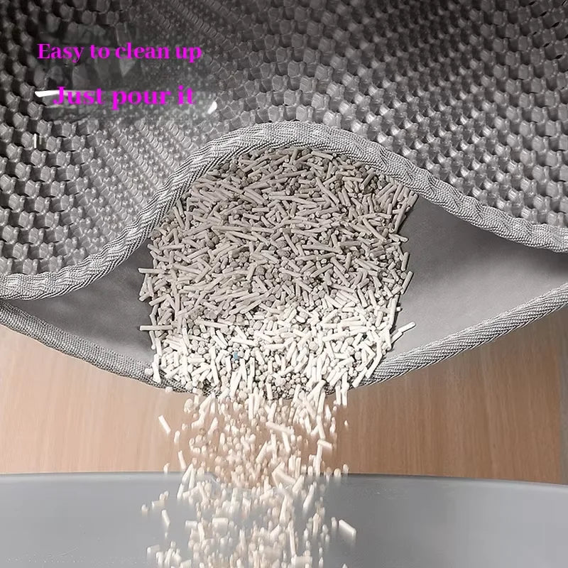 Double-Layer Cat Litter Mat – Honeycomb Litter Trapper
