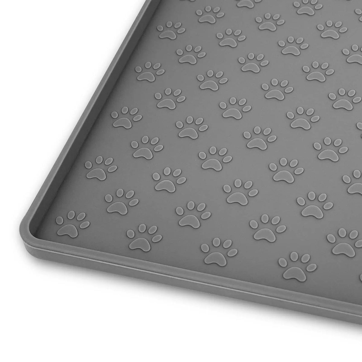 Pfotenabdruck-Fressmatte – Silikon-Platzset mit erhöhtem Rand gegen Verschütten