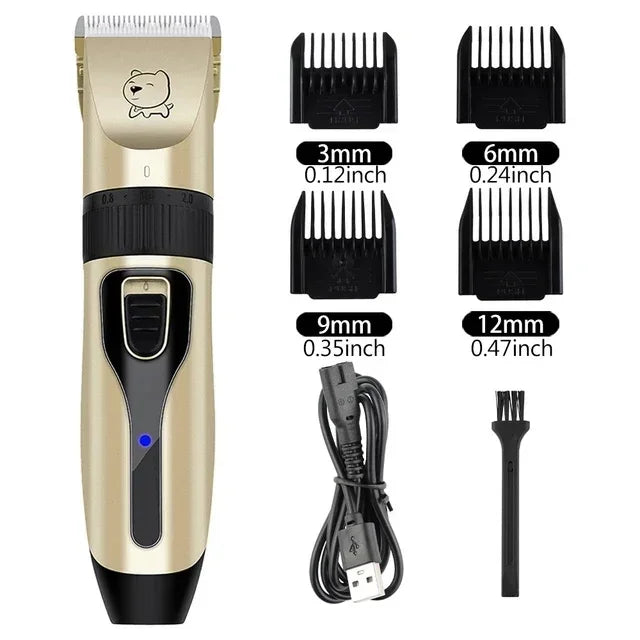 Cordless Dog Clipper – Rechargeable Pet Grooming Trimmer