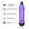 Quiet Dog Nail Grinder - 6 Speeds, Rechargeable