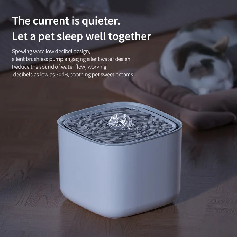 Cat Water Fountain 3L – Filtered USB Pet Drinking Fountain