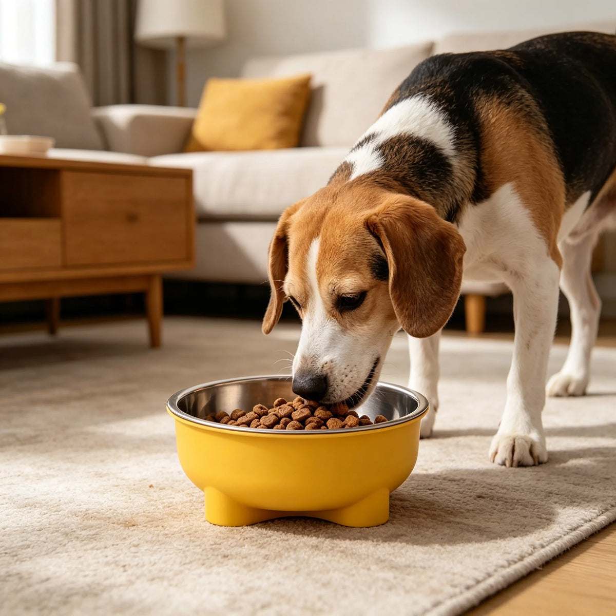 Stainless Steel Pet Bowl 600 ml - Non-Slip Base
