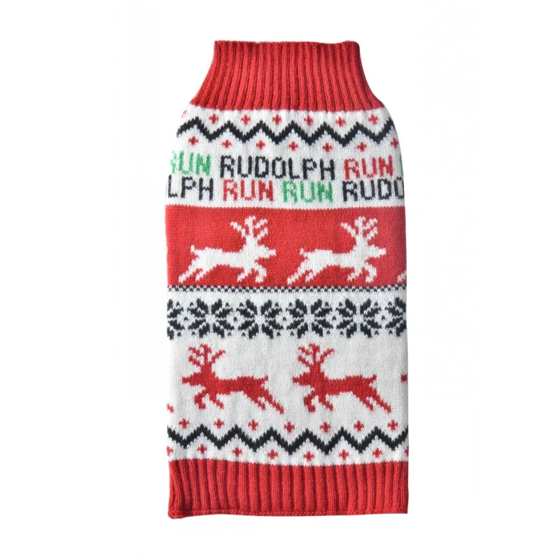 Cartoon-Strickmantel für Hunde – Warmer Winterpullover für kleine bis große Hunde