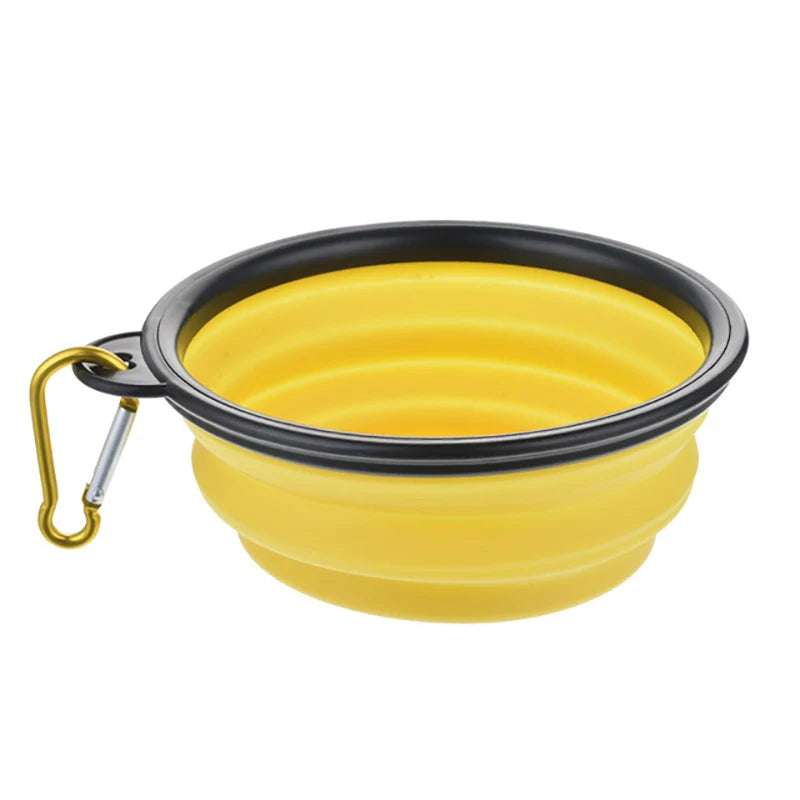Collapsible Silicone Pet Bowl – Portable Travel Food & Water Bowl