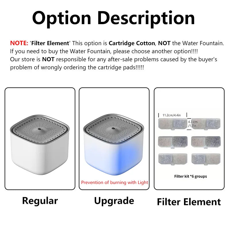 Cat Water Fountain 3L – Filtered USB Pet Drinking Fountain
