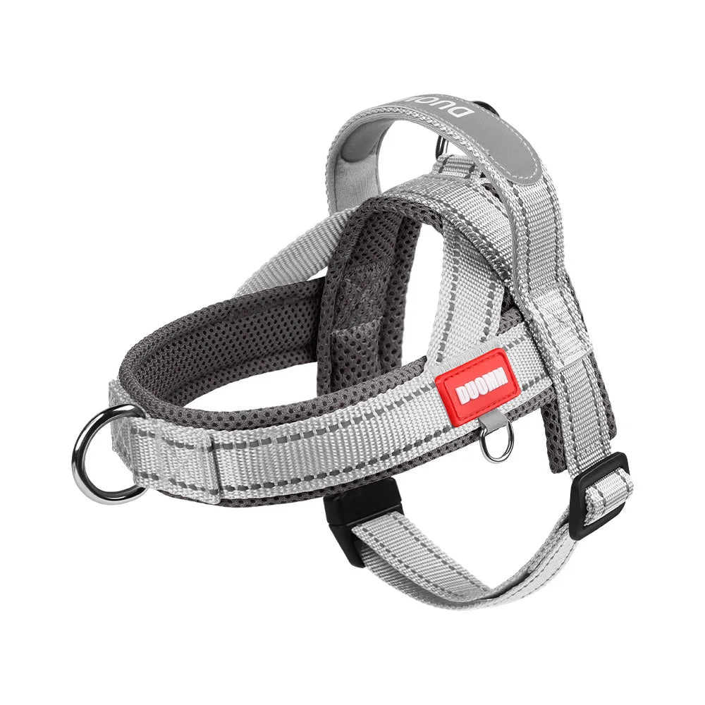 Saddle-Style Dog Harness – Soft Back Panel, No-Choke Fit for Small & Medium Dogs