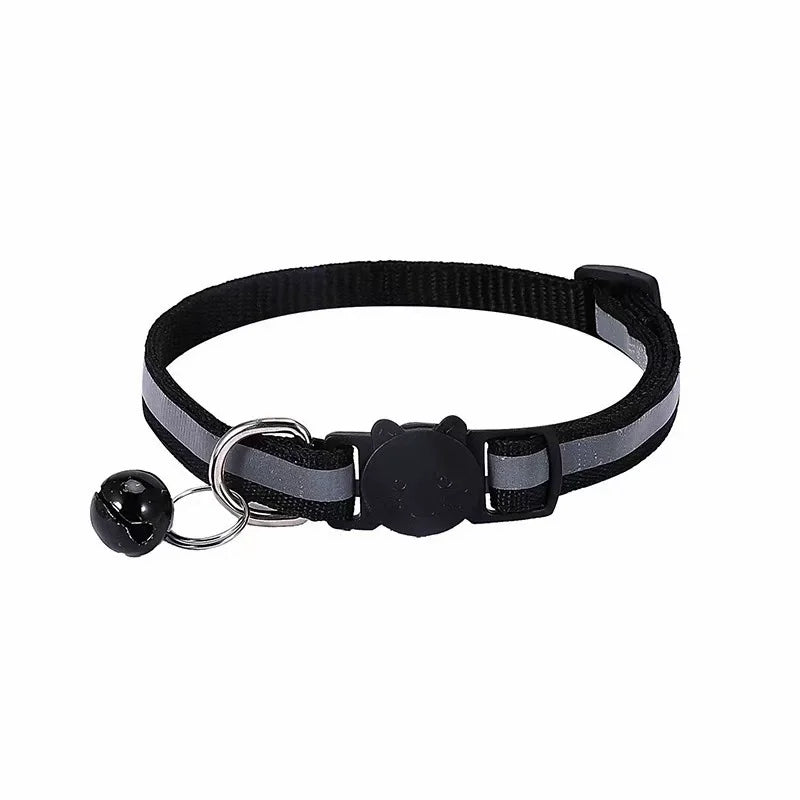 Breakaway Cat Collar with Bell - Reflective