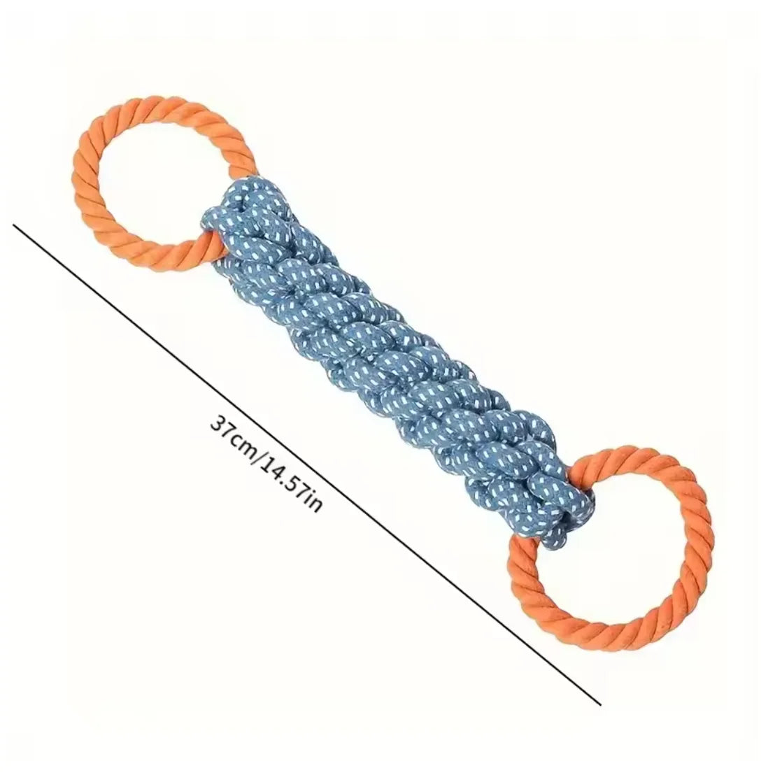 Cotton Tug Rope Toy with Handles - Medium & Large Dogs