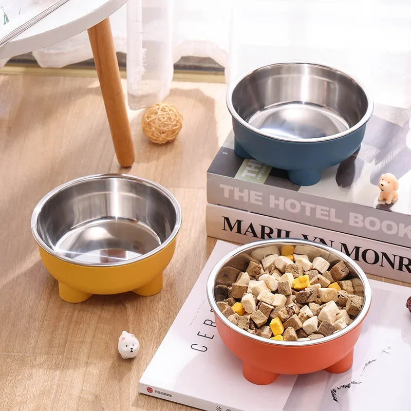 Stainless Steel Pet Bowl 600 ml - Non-Slip Base