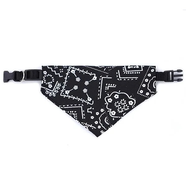 Paisley Pet Bandana – Adjustable Collar Scarf for Dogs & Cats