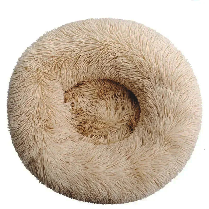 Donut Calming Bed - Plush Round Pet Bed