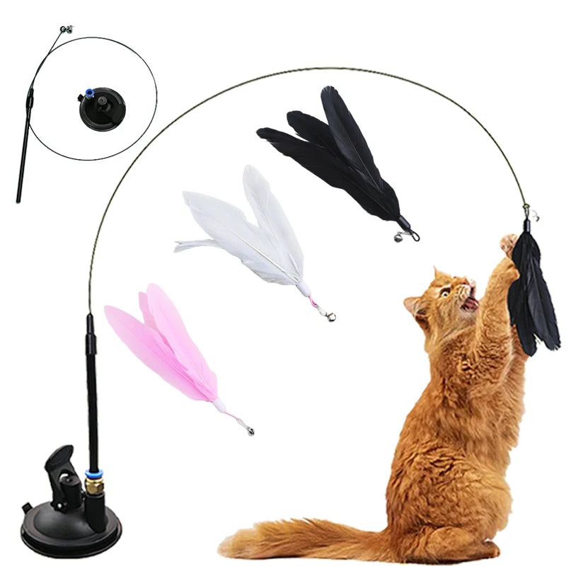 Hands-Free Cat Teaser – Wearable Wand for Solo Play