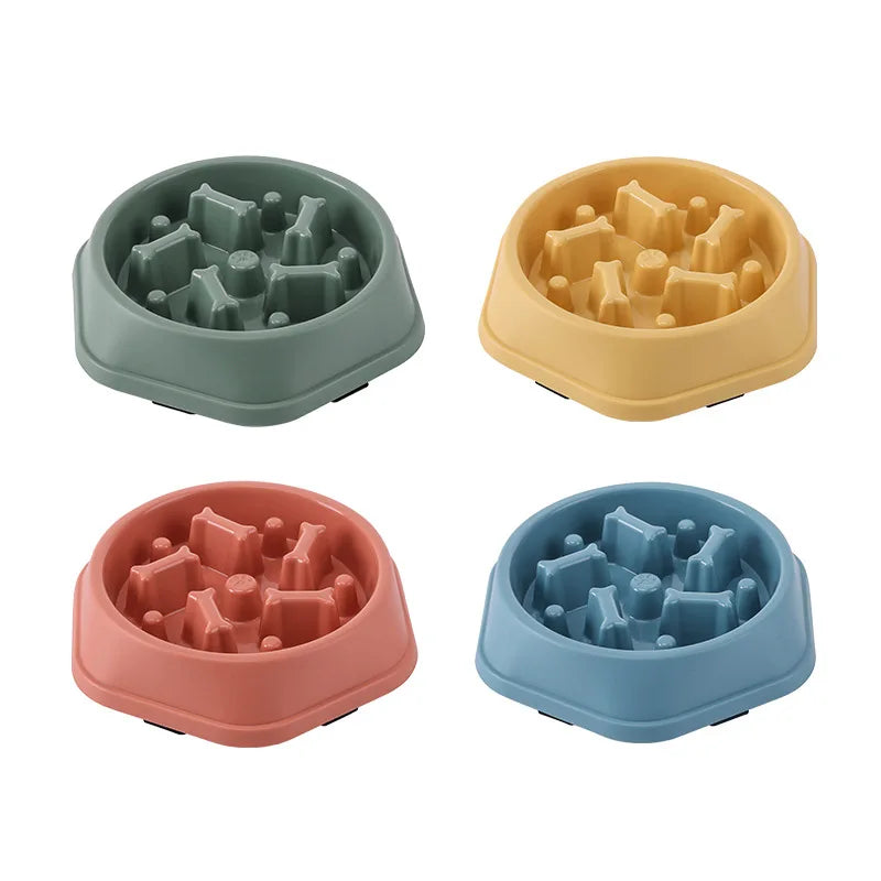 Slow Feeder Bowl for Dogs & Cats – Anti-Choking Pet Food Bowl