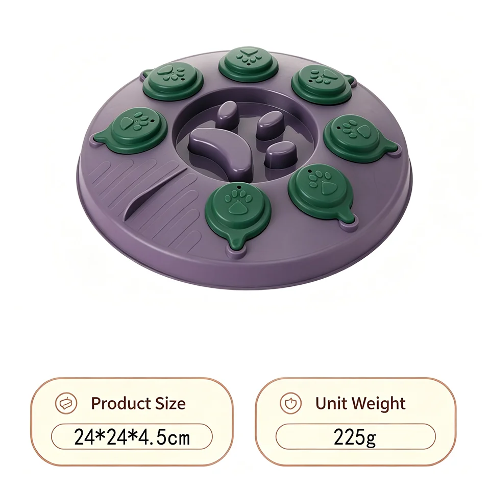 Hunde-Puzzlebrett – Schiebespiel für Leckerlis & Slow Feeder