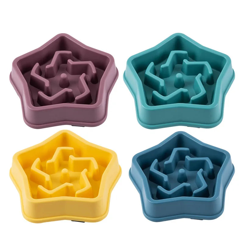 Slow Feeder Bowl for Dogs & Cats – Anti-Choking Pet Food Bowl