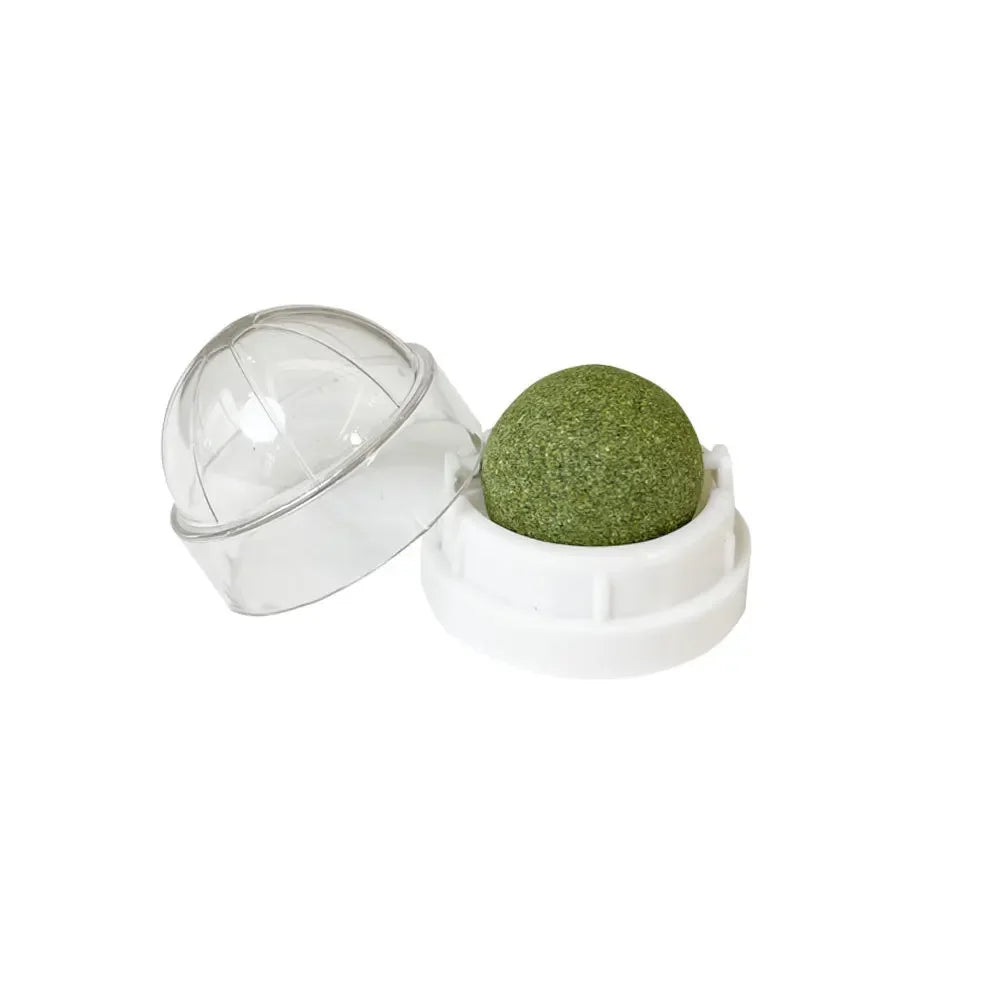Catnip Wall Ball - Stick-On Licking Toy for Cats