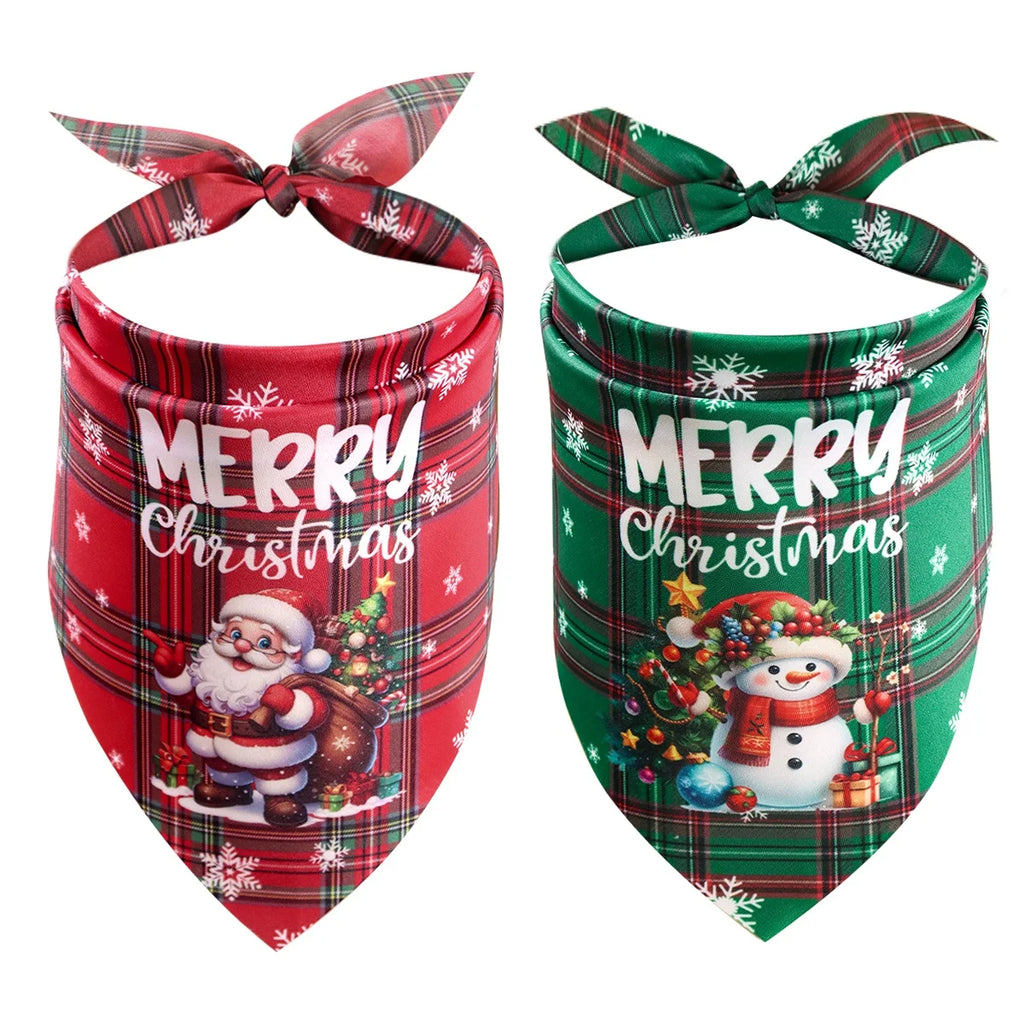Christmas Pet Bandanas - Set of 2