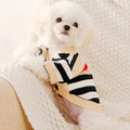 Teddybär-Hundepullover – Gestrickte Strickjacke mit Knopfleiste