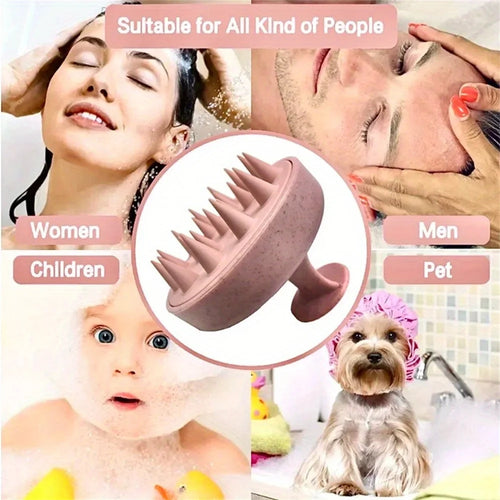 Premium Silicone Pet Bath & Grooming Brush for Dogs &Cats