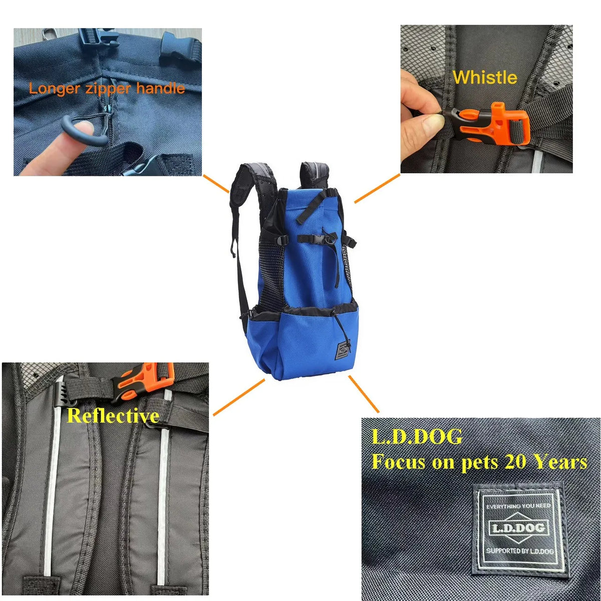 Hiking Pet Backpack – Ventilated Carrier for Small Dogs & Cats