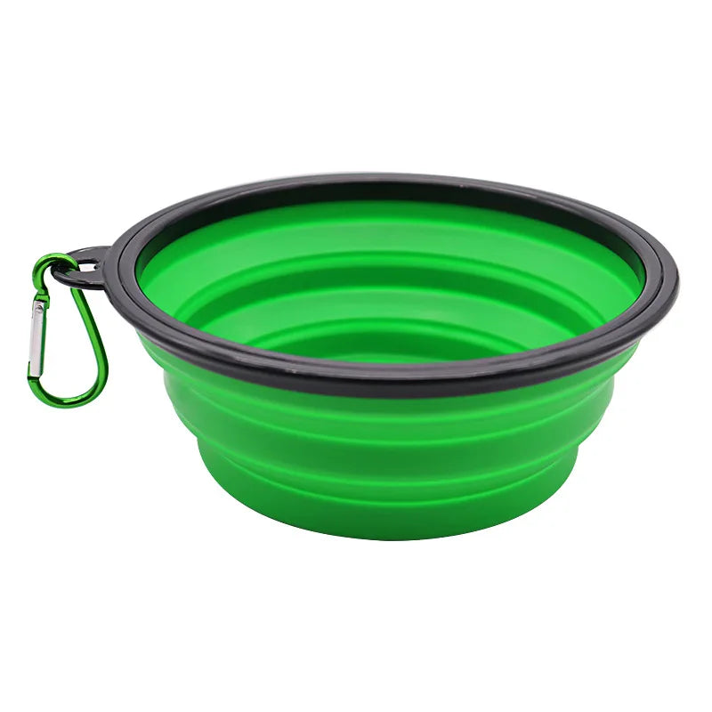 Collapsible Travel Bowl with Carabiner - 350 or 650 ml