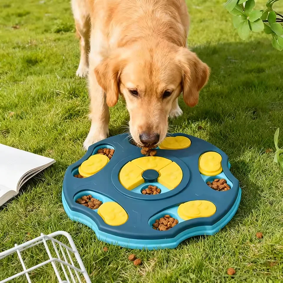 Dog Puzzle Board – Sliding Treat Game & Slow Feeder