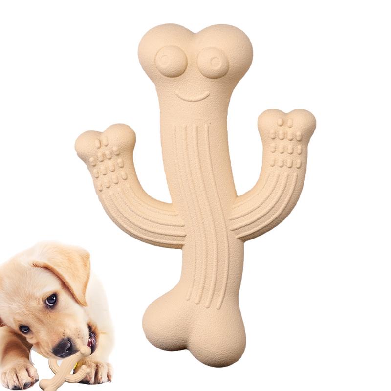 Cactus dog chew toy – beige