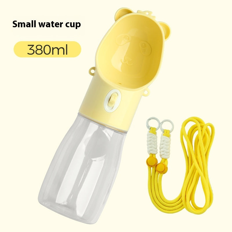 2-in-1 Dog Water Bottle with Food Container